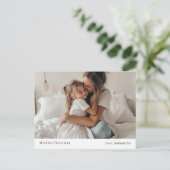 メリーミニマルズのクリスマスと写真のクリスマス ポストカード (スタンド正面)