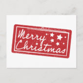 メリーミニマルモダンクリスマス ポストカード (正面)