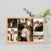 メリーミニマルリー5枚のコラージュ 箔シーズンカード (立ち正面)