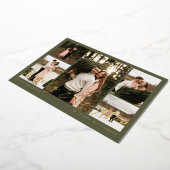 メリーミニマルリー5枚のコラージュ 箔シーズンカード (回転した状態)