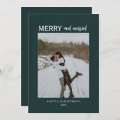 メリーミニマル結婚したPhoto Green シーズンカード (正面/裏面)