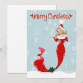 メリーメリークリスマス バブルズ  ホリデー シーズンカード (正面/裏面)