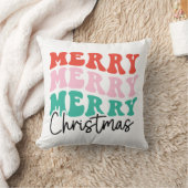 メリーメリーメリークリスマス クッション (ブランケット)
