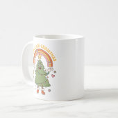 メリーメリーメリークリスマス – 溝深く明るく コーヒーマグカップ (正面左)