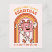 メリーメリーメリークリスマス – 溝深く明るく シーズンポストカード (正面)