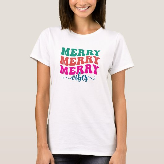 メリーメリーメリーVibes Tシャツ (正面)