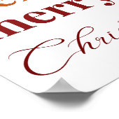 メリーメリー聖降誕祭 ポスター (角)