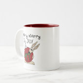 メリーメリーJoy Tシャツとプレゼント ツートーンマグカップ (正面左)