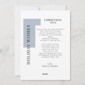 メリーモダンと明るい写真 シーズンカード (裏面)