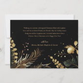 メリーモダンエレガントクリスマスフェスティバル植物学 シーズンカード (裏面)