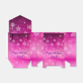 メリーモダンエレガントクリスマス休暇 フェイバーボックス (折り畳みなし)