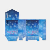 メリーモダンエレガントクリスマス休暇 フェイバーボックス (折り畳みなし)