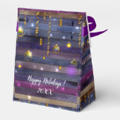 メリーモダンエレガントクリスマス休暇 フェイバーボックス (裏面サイド)