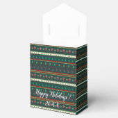 メリーモダンエレガントクリスマス休暇 フェイバーボックス (オープン)