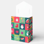 メリーモダンエレガントクリスマス休暇 フェイバーボックス (オープン)