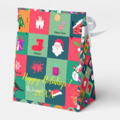 メリーモダンエレガントクリスマス休暇 フェイバーボックス (裏面サイド)