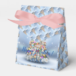 メリーモダンエレガントクリスマス休暇 フェイバーボックス