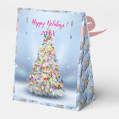 メリーモダンエレガントクリスマス休暇 フェイバーボックス (裏面サイド)