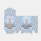 メリーモダンエレガントクリスマス休暇 フェイバーボックス (折り畳みなし)