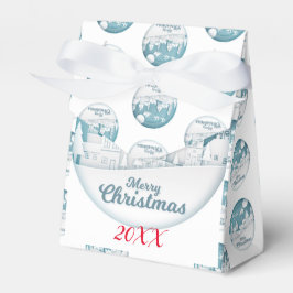 メリーモダンエレガントクリスマス休暇 フェイバーボックス