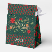 メリーモダンエレガントクリスマス休暇 フェイバーボックス (裏面サイド)