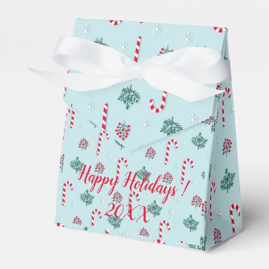 メリーモダンエレガントクリスマス休暇 フェイバーボックス (正面サイド)