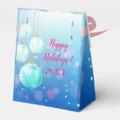 メリーモダンエレガントクリスマス休暇 フェイバーボックス (裏面サイド)