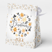 メリーモダンエレガントクリスマス休暇 フェイバーボックス (裏面サイド)