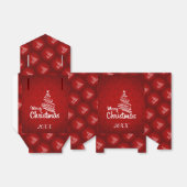 メリーモダンエレガントクリスマス休暇 フェイバーボックス (折り畳みなし)