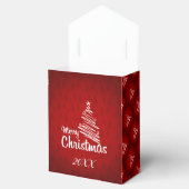 メリーモダンエレガントクリスマス休暇 フェイバーボックス (オープン)