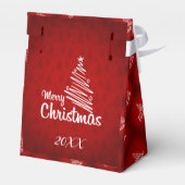 メリーモダンエレガントクリスマス休暇 フェイバーボックス (裏面サイド)