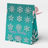 メリーモダンエレガントクリスマス休暇 フェイバーボックス (裏面サイド)