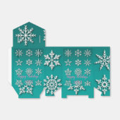 メリーモダンエレガントクリスマス休暇 フェイバーボックス (折り畳みなし)