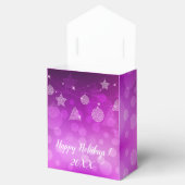 メリーモダンエレガントクリスマス休暇 フェイバーボックス (オープン)