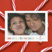 メリーモダンカラフルクリスマスの写真 シーズンカード