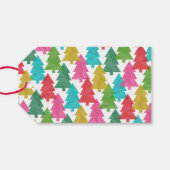 メリーモダンカラフルクリスマスの名前 ギフトタグ (裏面横)