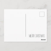 メリーモダンカラフルクリスマスフェスティバルビベス ポストカード (裏面)