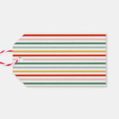 メリーモダンカラフルクリスマス ギフトタグ (裏面横)