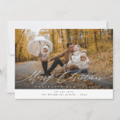 メリーモダンクリスマスとハッピーニューイヤー4写真 シーズンカード (正面)