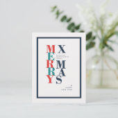 メリーモダンクリスマスと新年の願い シーズンポストカード (スタンド正面)