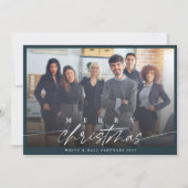 メリーモダンクリスマスのビジネス写真 シーズンカード (正面)