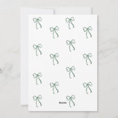 メリーモダンクリスマスのプレゼントのリボン写真 シーズンカード (裏面)