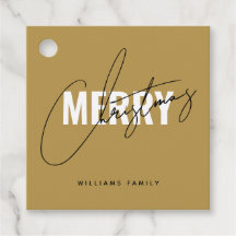 メリーモダンクリスマスの休日金ゴールド