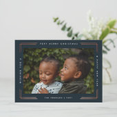 メリーモダンクリスマスの写真カード1枚写真 カード (スタンド正面)