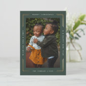 メリーモダンクリスマスの写真カード1枚写真 カード (スタンド正面)