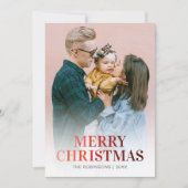 メリーモダンクリスマスの写真 シーズンカード (正面)