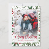 メリーモダンクリスマスの写真 シーズンカード (正面)