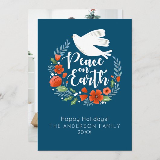 メリーモダンクリスマスの写真 シーズンカード (正面/裏面)