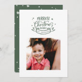 メリーモダンクリスマスの写真 シーズンカード (正面/裏面)