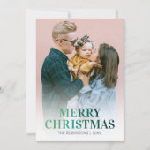 メリーモダンクリスマスの写真 シーズンカード (正面)